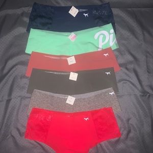 Pink Victoria’s Secret cheeky no-show panties